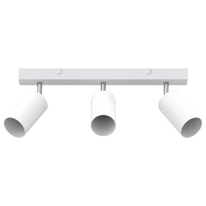 vidaXL Faretto da soffitto Bianco 38 x 6 x 16 cm Metallo