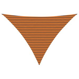 vidaXL Vela da ombra solare Arancione e Marrone 5 x 5 x 6 m