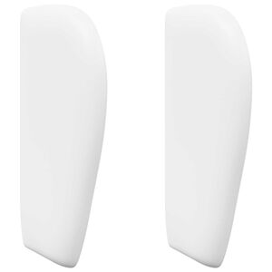 vidaXL Orecchia della Testata Bianco PVC