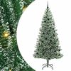 vidaXL Albero di Natale Artificiale Imbiancato con Luci LED 240 cm