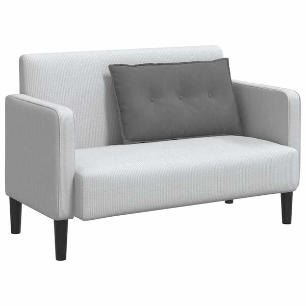 vidaXL Cuscino per Schiena Grigio scuro 80 x 50 cm