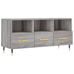 vidaXL Mobile TV Grigio Sonoma 102x36x50 cm in Legno Multistrato