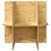 vidaXL Base per Terrario Marrone 50 x 50 x 50 cm OSB