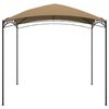 vidaXL Gazebo 3x3x2,65 m Grigio Talpa 180 g/m²