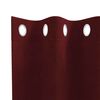 vidaXL Tende oscuranti 2 pcs Rosso Vino 140 x 225 cm Velluto