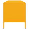 vidaXL Mobile TV Giallo Senape 135x39x43,5 cm in Acciaio