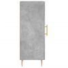 vidaXL Credenza Grigio Cemento 34,5x34x90 cm in Legno Multistrato