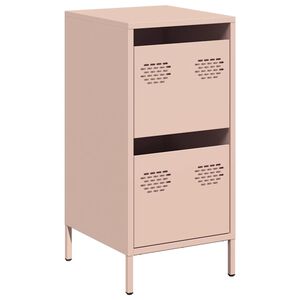 vidaXL Credenza Rosa 35x39x73,5 cm in Acciaio Laminato a Freddo