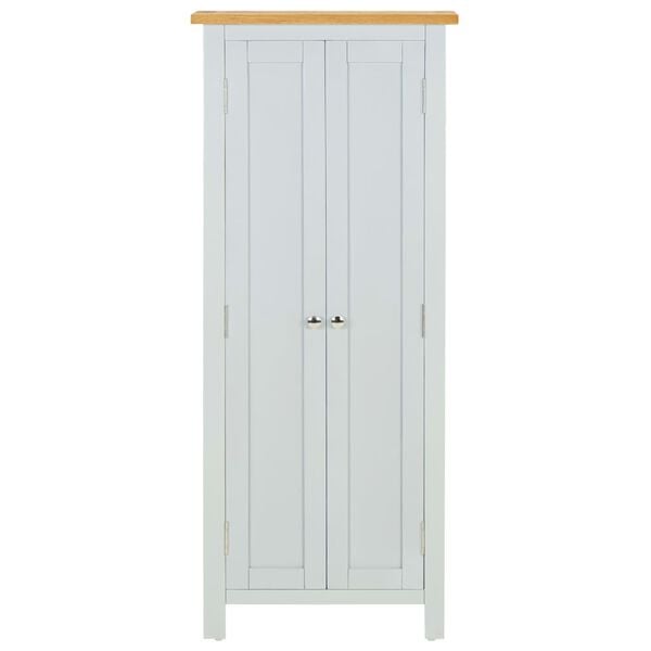 vidaXL Armadietto Multimediale 50x22x122 cm in Massello di Rovere