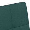 vidaXL Sedie da pranzo 2 pcs Verde scuro 58 x 65 x 94 cm Tessuto