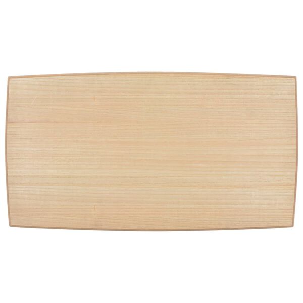 vidaXL Tavolino da Salotto Nero e Marrone 110x60x40 cm Legno di Pino