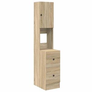 vidaXL Mobile da cucina Beige 35 x 50 x 180 cm Legno ingegnerizzato