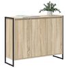 vidaXL Mobile laterale Sonoma 96,5 x 30 x 75 cm Legno multistrato