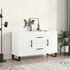 vidaXL Credenza Bianca 100x36x60 cm in Legno Multistrato