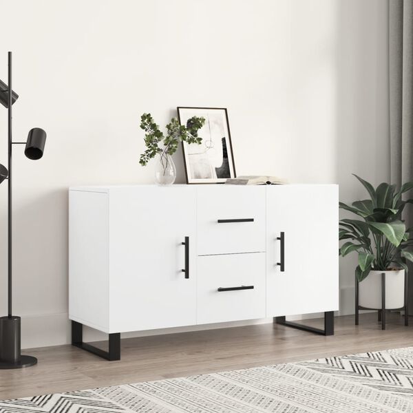 vidaXL Credenza Bianca 100x36x60 cm in Legno Multistrato