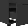 vidaXL Armadio Nero 60 x 48 x 57 cm Legno multistrato