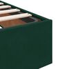 vidaXL Struttura Letto Pouf con Materasso 80x200 cm Velluto