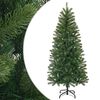 vidaXL Albero di Natale artificiale Verde 120 cm PVC, PE e acciaio