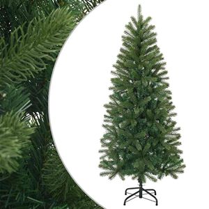 vidaXL Albero di Natale artificiale Verde 120 cm PVC, PE e acciaio