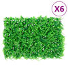 &nbsp;vidaXL Recinzione Foglie Felce Artificiali&nbsp;6 pz Verde 40x60 cm