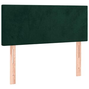 vidaXL Testiera Verde Scuro 80x5x78/88 cm in Velluto