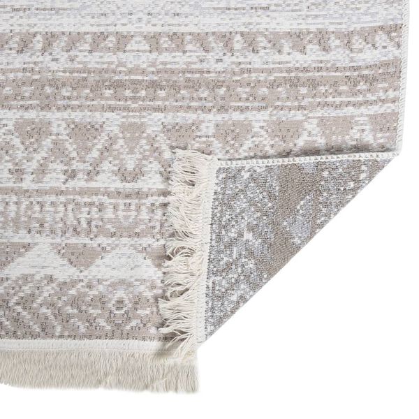 vidaXL Tappeto Beige 100x200 cm in Cotone