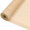 vidaXL Rete per Privacy Beige 3,6x10 m in HDPE 195 g/m&sup2;