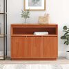 vidaXL Credenza Marrone cerato 104,5 x 34 x 80 cm Pino massello
