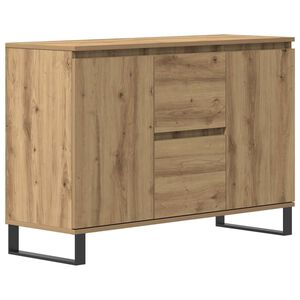 vidaXL Credenza Rovere Artigianale 101,5x35x70 cm in Legno Multistrato