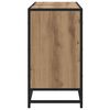 vidaXL Mobile da Bagno con porta Rovere artigianale 80 x 33 x 60 cm
