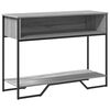 vidaXL Tavolo Consolle Grigio Sonoma 100x35x74,5 cm in Truciolato