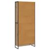 vidaXL Armadio per Libri 2 pcs Rovere Artigianale 80 x 30 x 155 cm