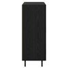 vidaXL Credenza Rovere Nero 69,5 x 34 x 90 cm
