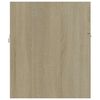 vidaXL Set Mobili da Bagno 2 pz Rovere Sonoma in Legno Multistrato