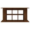 vidaXL Supporto Acquario 120x40x60 cm Legno Multistrato Rovere Marrone