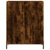 vidaXL Credenza Rovere Fumo 69,5x34x180 cm in Legno Multistrato