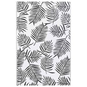 vidaXL Tappeto da Esterni ARAKIL Bianco e Nero 120x180 cm in PP