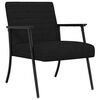 vidaXL poltrona Nero 59 x 75 x 78 cm Tessuto