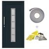 vidaXL Porta Frontale Antracite 98 x 208 cm PVC