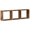 vidaXL Mobile a Parete 100x16x30 cm Legno Antico in Legno Multistrato