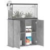 vidaXL Supporto per acquario in cemento grigio 81x36x73 cm in legno ingegnerizzato
