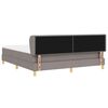 vidaXL Letto a molle con materasso Talpa 180 x 200 cm Tessuto
