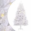 vidaXL Albero di Natale artificiale 300 LED PVC e Acciaio Bianco