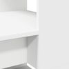 vidaXL Scrivania Bianco 113 x 54 x 120 cm Legno multistrato