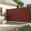 vidaXL Tenda da Sole Laterale Retrattile Marrone 220x300 cm