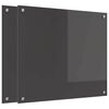 vidaXL Schienale da cucina 2 pcs Grigio scuro 70 x 60 cm