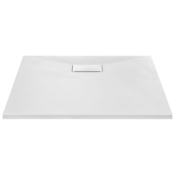 vidaXL Piatto Doccia in SMC Bianco 90x90 cm