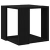 vidaXL Tavolino da salotto Rovere Nero 32 x 32 x 30 cm