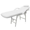 vidaXL Letto Trattamento Viso Regolabile in Similpelle Bianco