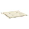 vidaXL Cuscini per Sedia 6 pz Crema 40x40x4 cm in Tessuto Oxford